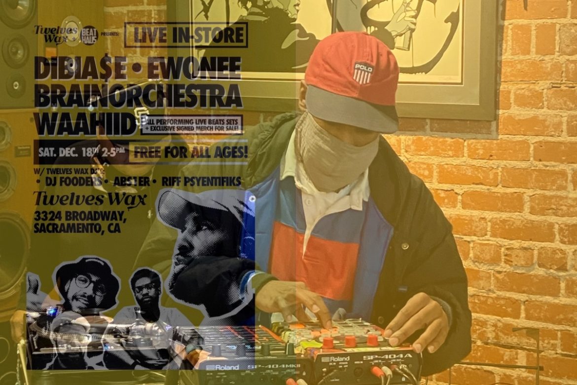 Report: Dibiase, Ewonee, Brainorchestra, Waahiid live v Twelves Wax Sacramento (foto & video)